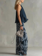 RONJA | Set mit Halter-Top und weiter Hose