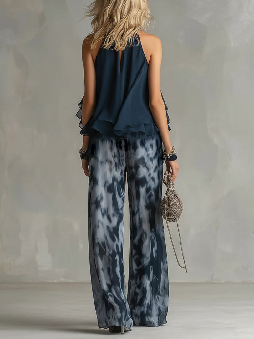 RONJA | Set mit Halter-Top und weiter Hose