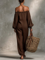 FENNA | Fließender Boho-Jumpsuit