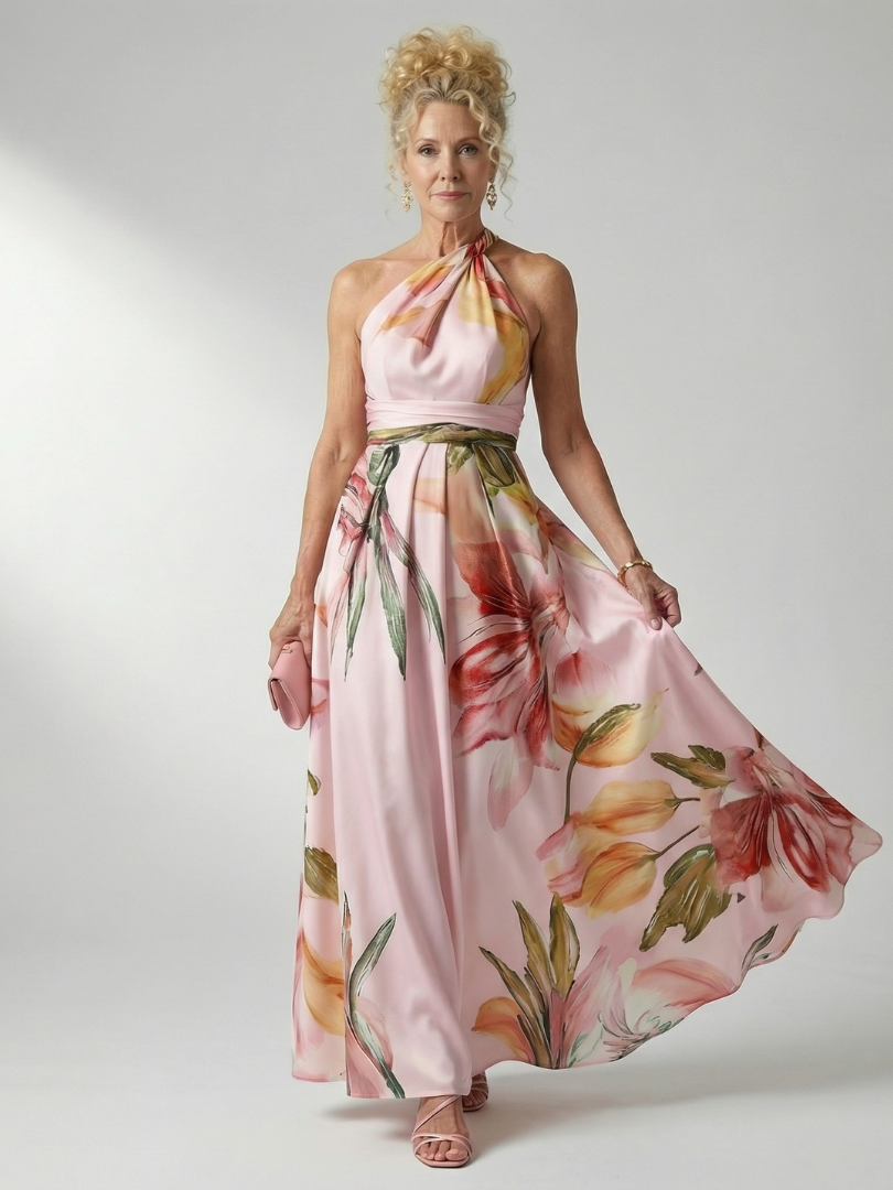 FEMKE | Blumen-Maxikleid