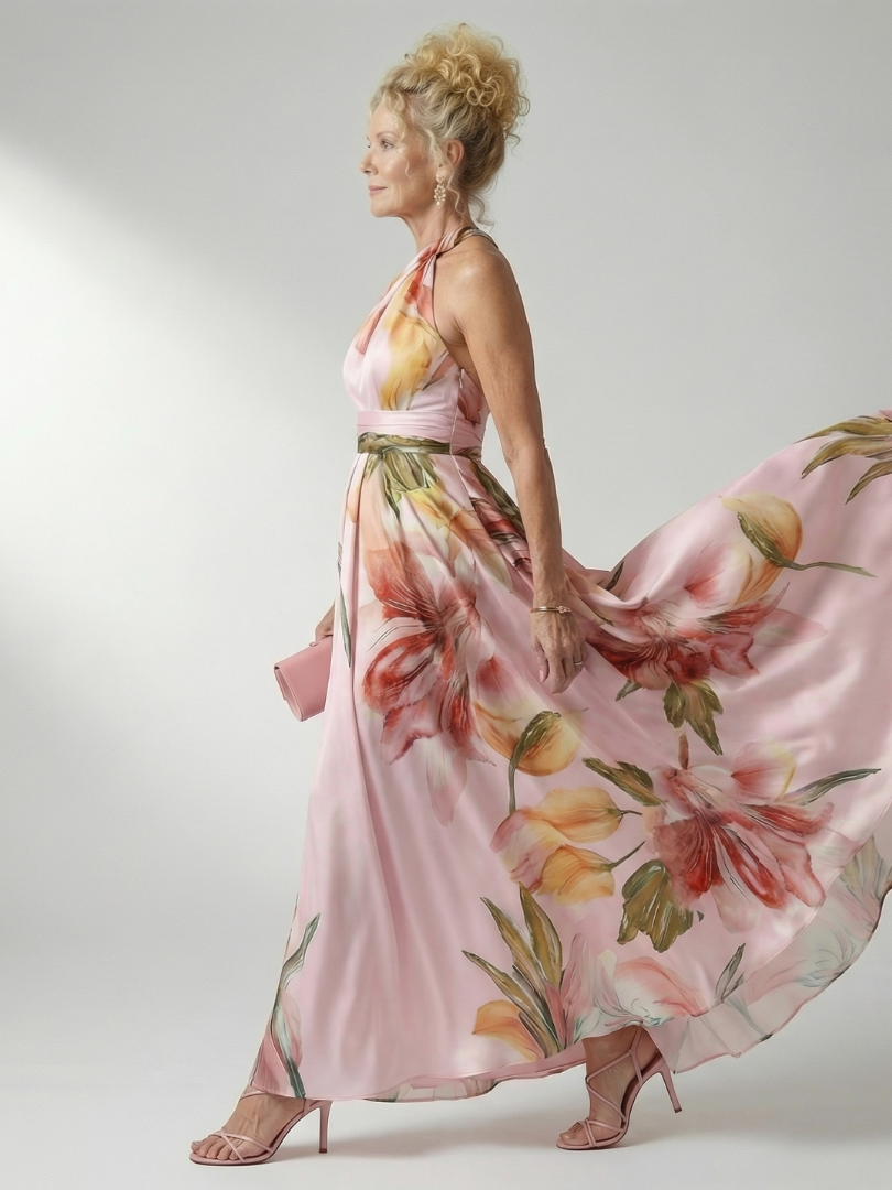 FEMKE | Blumen-Maxikleid