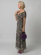 ANNEMARIE | Off-Shoulder Flow-Maxikleid