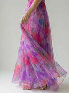 ELINE | Weiches Wickel-Maxikleid