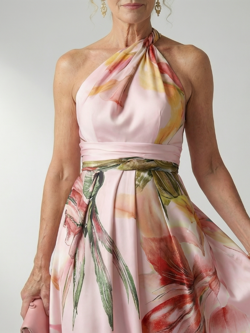 FEMKE | Blumen-Maxikleid