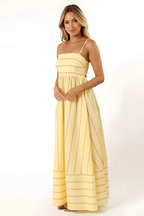 MEYRA | Sommer Gestreiftes Maxikleid
