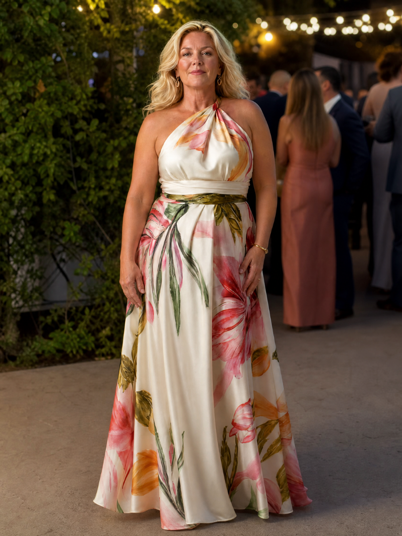 FEMKE | Blumen-Maxikleid