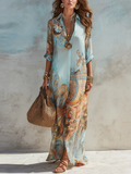 MAVIE | Boho-Maxikleid mit Print
