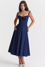 LUCIE Sommerkleid - Dunkelblau