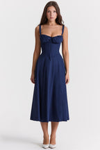 LUCIE Sommerkleid - Dunkelblau