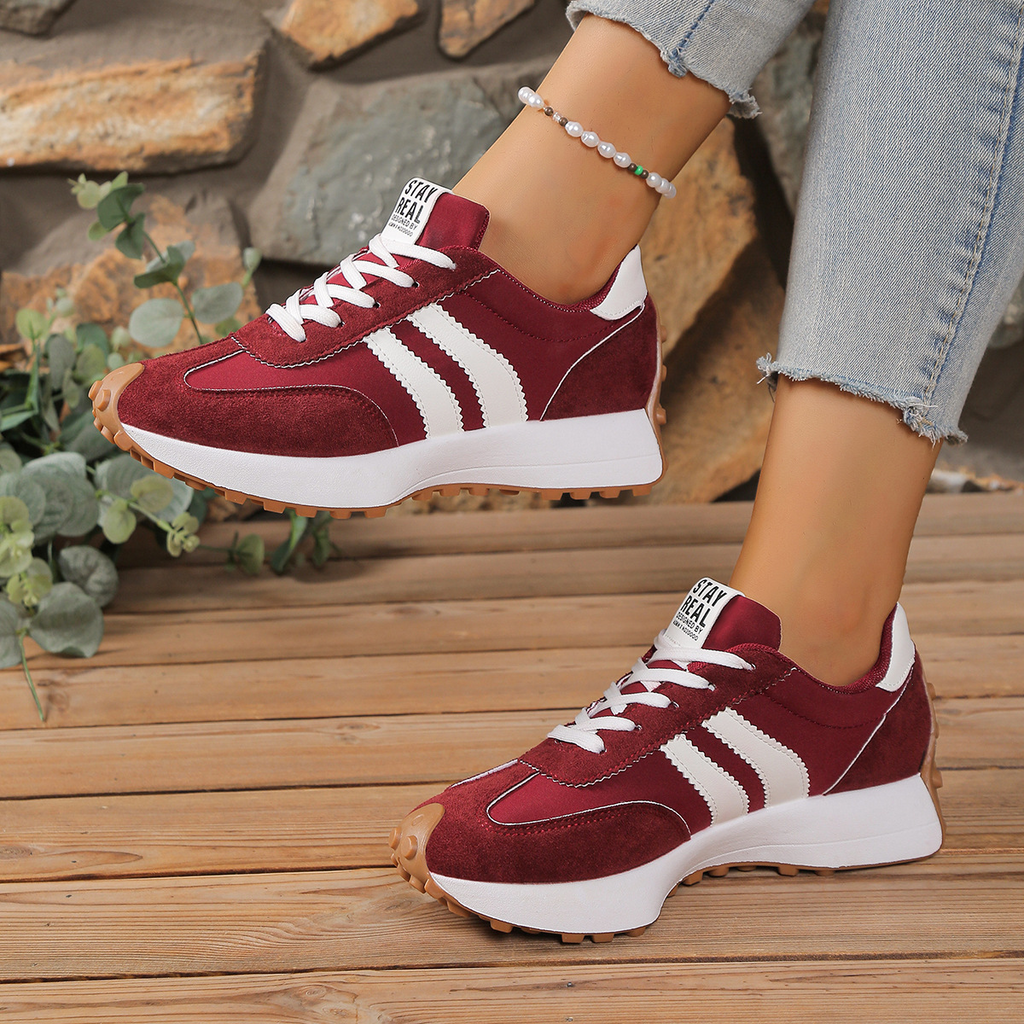 CLEO | Retro-Sneaker mit Schnürung