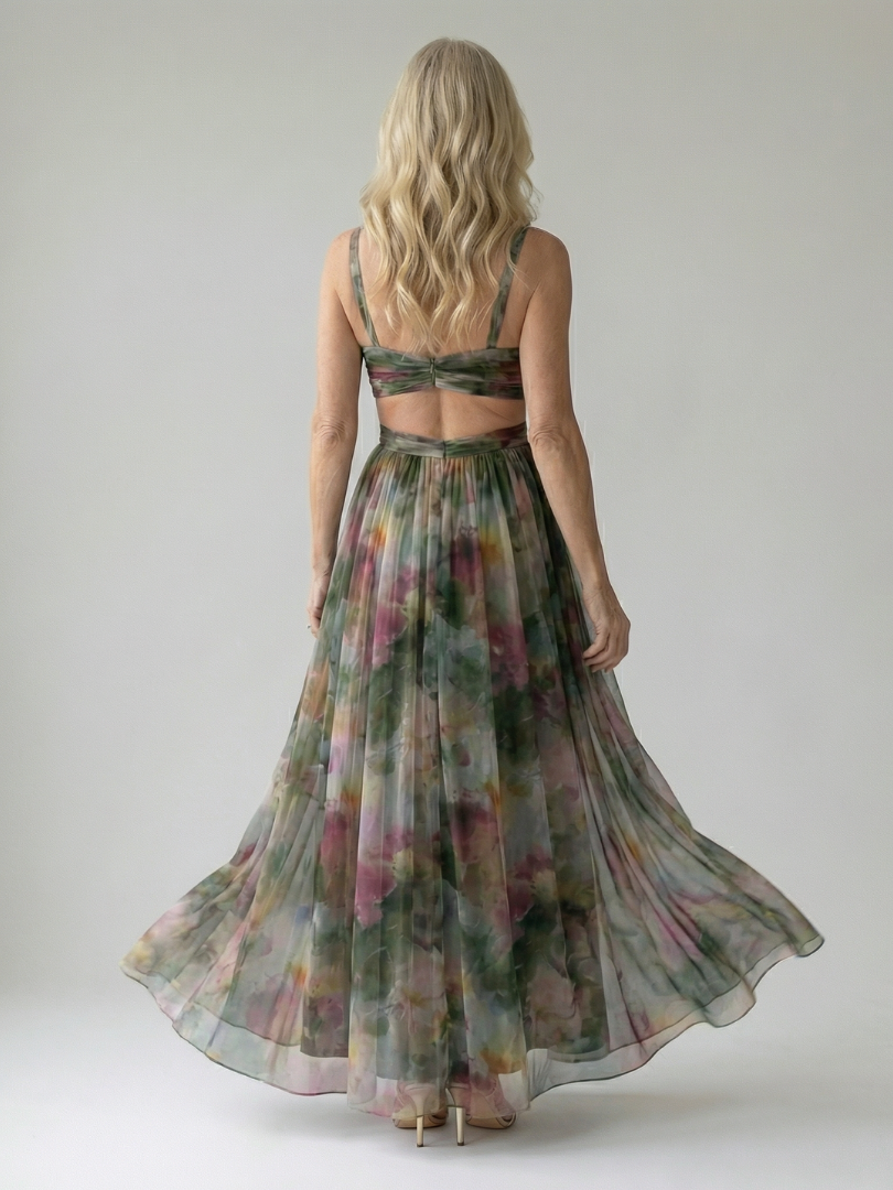 ELINE | Weiches Wickel-Maxikleid