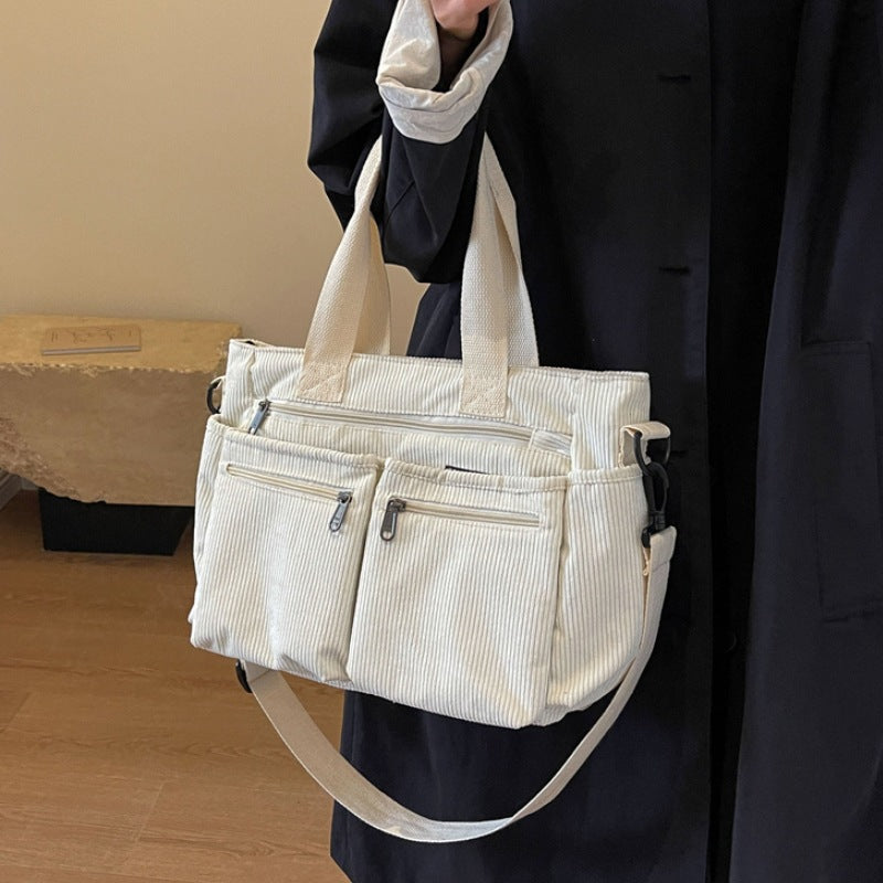 ELVA - Handtasche aus Kord