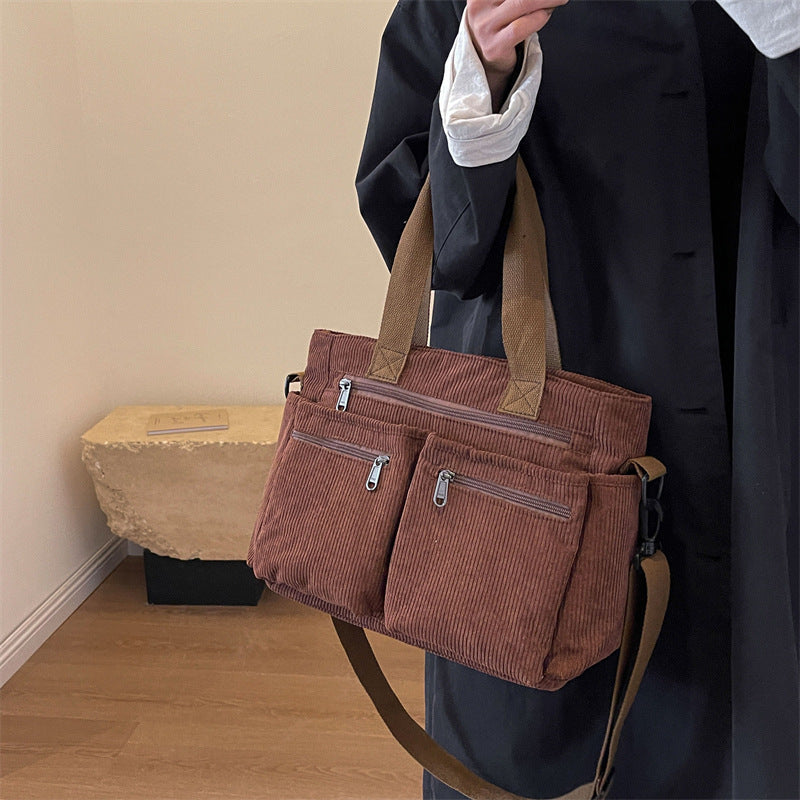 ELVA - Handtasche aus Kord
