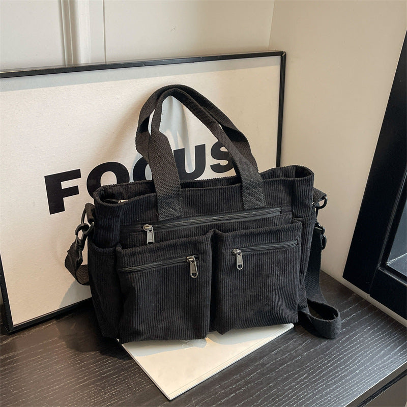 ELVA - Handtasche aus Kord