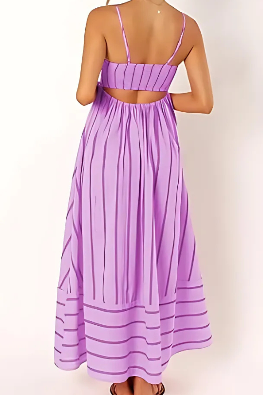 MEYRA | Sommer Gestreiftes Maxikleid
