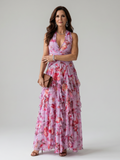 DAPHNE | Florale Maxikleid