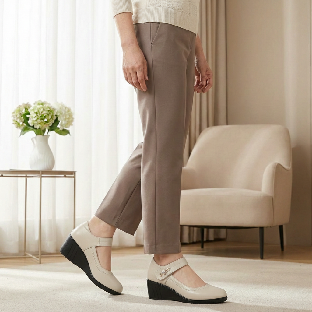 LYDIA | Bequeme Mary Jane Keilschuhe