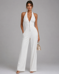 NYMERA | Neckholder-Jumpsuit mit Weitem Bein