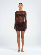 NEOMI | Elegantes Spitzen-Minikleid