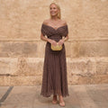 SIENNA | Fließendes Kleid mit Geometrischem Muster