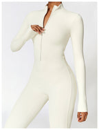 LUNA | Figurbetonter Zip-Jumpsuit