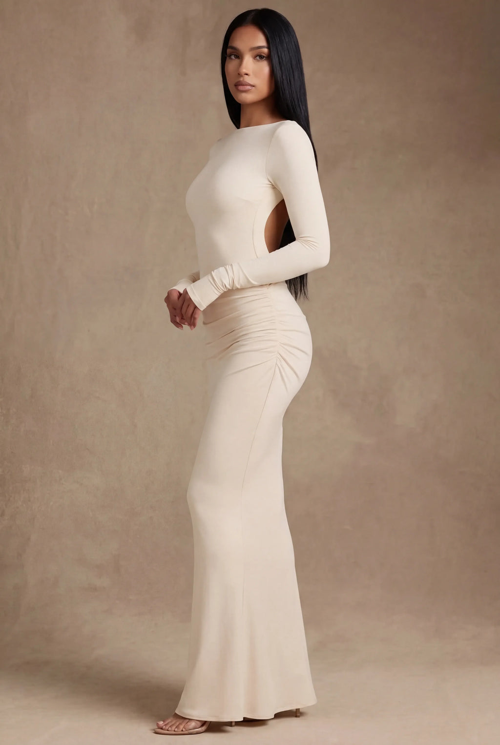KAJA-MARIE | Maxikleid mit U-Boot-Ausschnitt