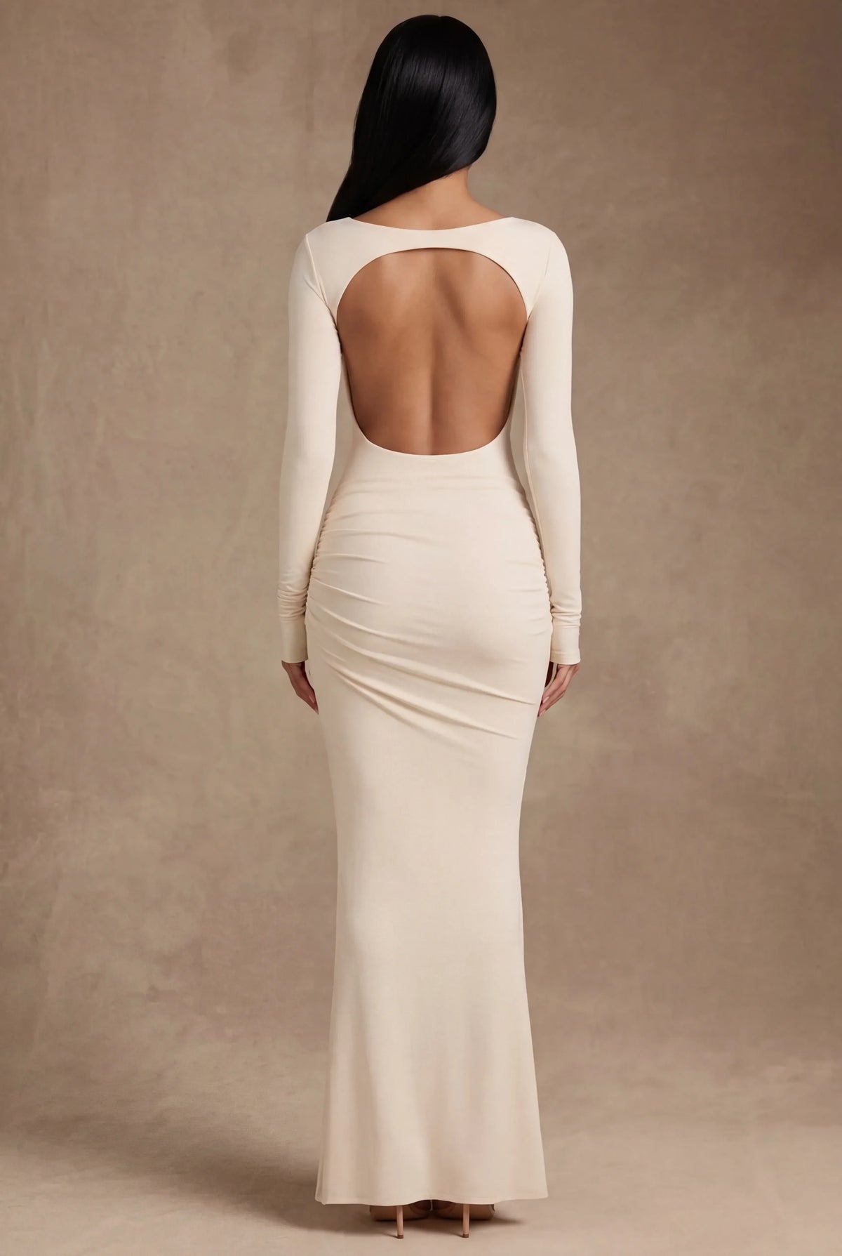KAJA-MARIE | Maxikleid mit U-Boot-Ausschnitt