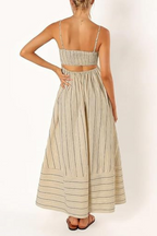 MEYRA | Sommer Gestreiftes Maxikleid