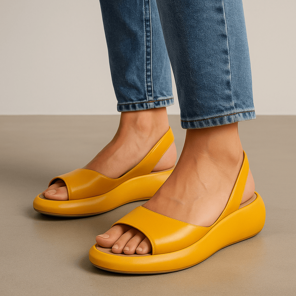 ELISE | Bequeme Slingback-Keilsandalen