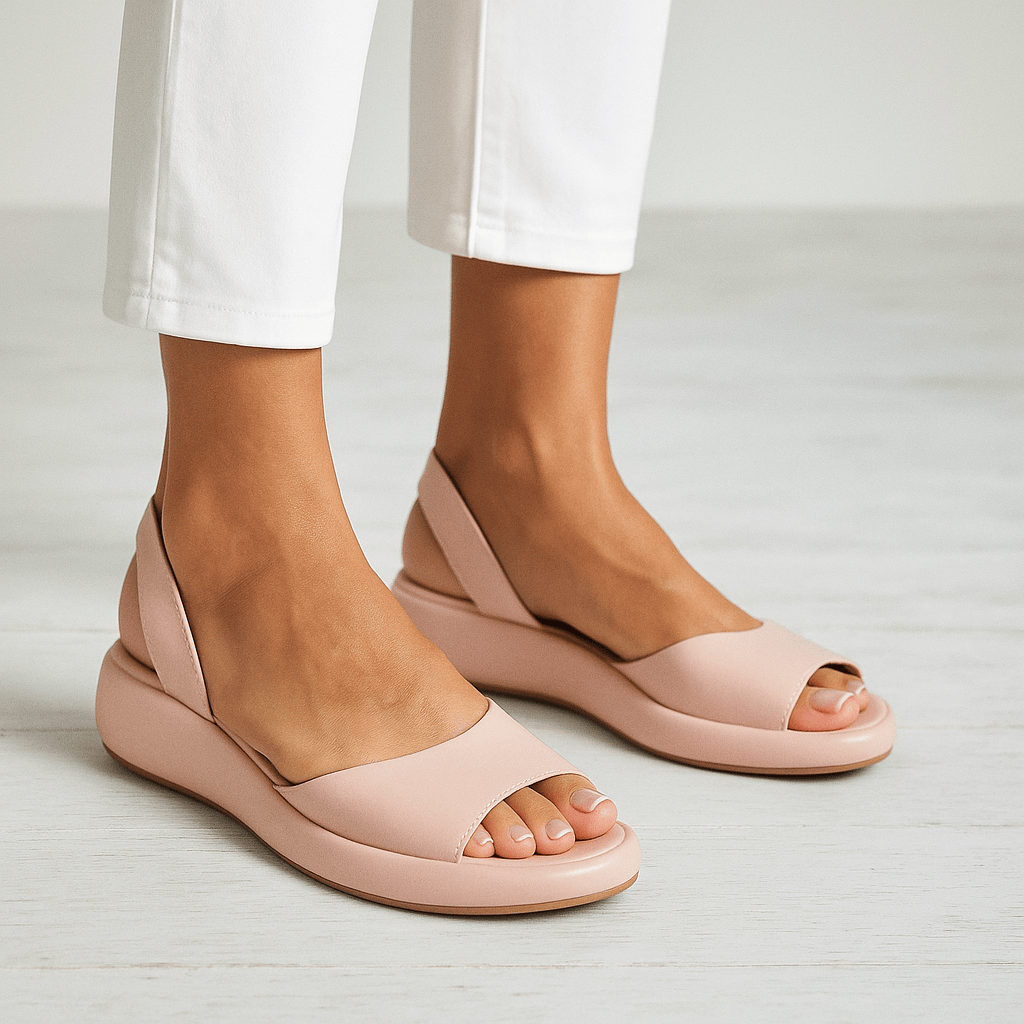 ELISE | Bequeme Slingback-Keilsandalen