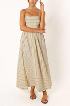 MEYRA | Sommer Gestreiftes Maxikleid