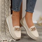 Evelyn - Diamant Schnallen Slipper