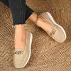 Evelyn - Diamant Schnallen Slipper