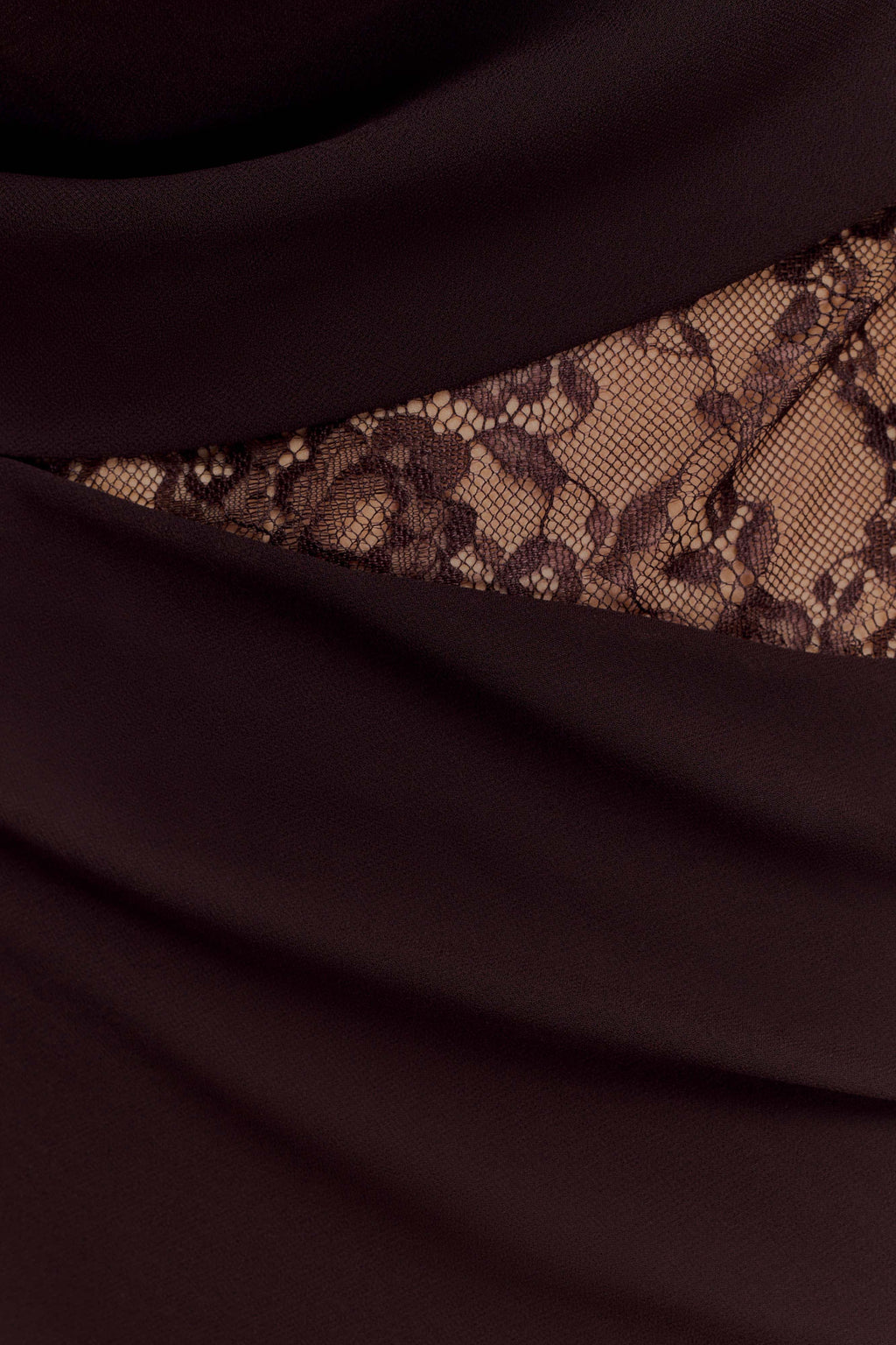 ISALIE | Halterneck-Maxikleid mit Spitzeneinsatz