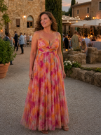 ELINE | Weiches Wickel-Maxikleid