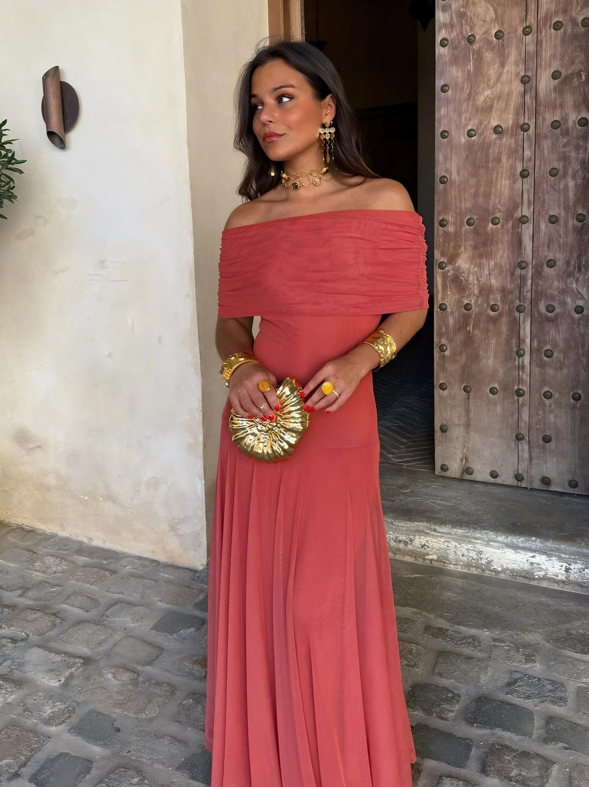 JEANNE | Elegantes Mesh-Maxikleid
