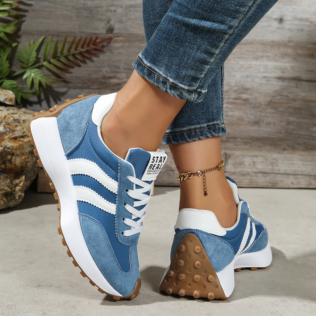 CLEO | Retro-Sneaker mit Schnürung