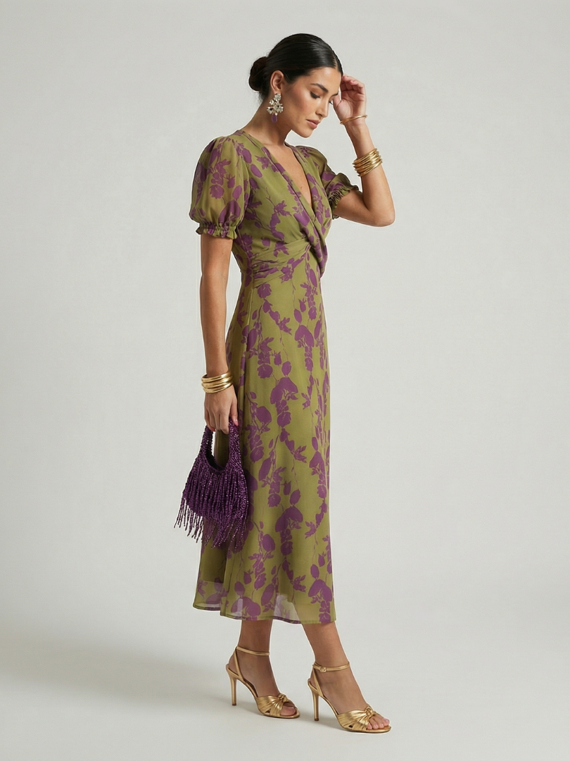 LISANNE | Blumen-Maxikleid