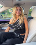 ZOE | Polka Top & Hose Set