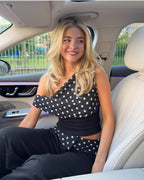 ZOE | Polka Top & Hose Set