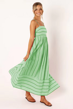 MEYRA | Sommer Gestreiftes Maxikleid