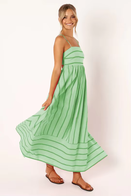 MEYRA | Sommer Gestreiftes Maxikleid