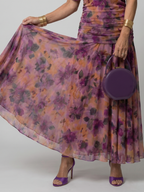 ANNEMARIE | Off-Shoulder Flow-Maxikleid