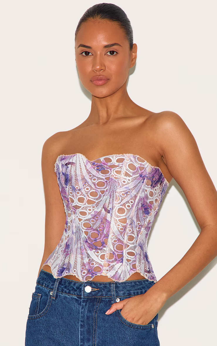 LIV | Chic Corset-Top mit Feiner Spitze