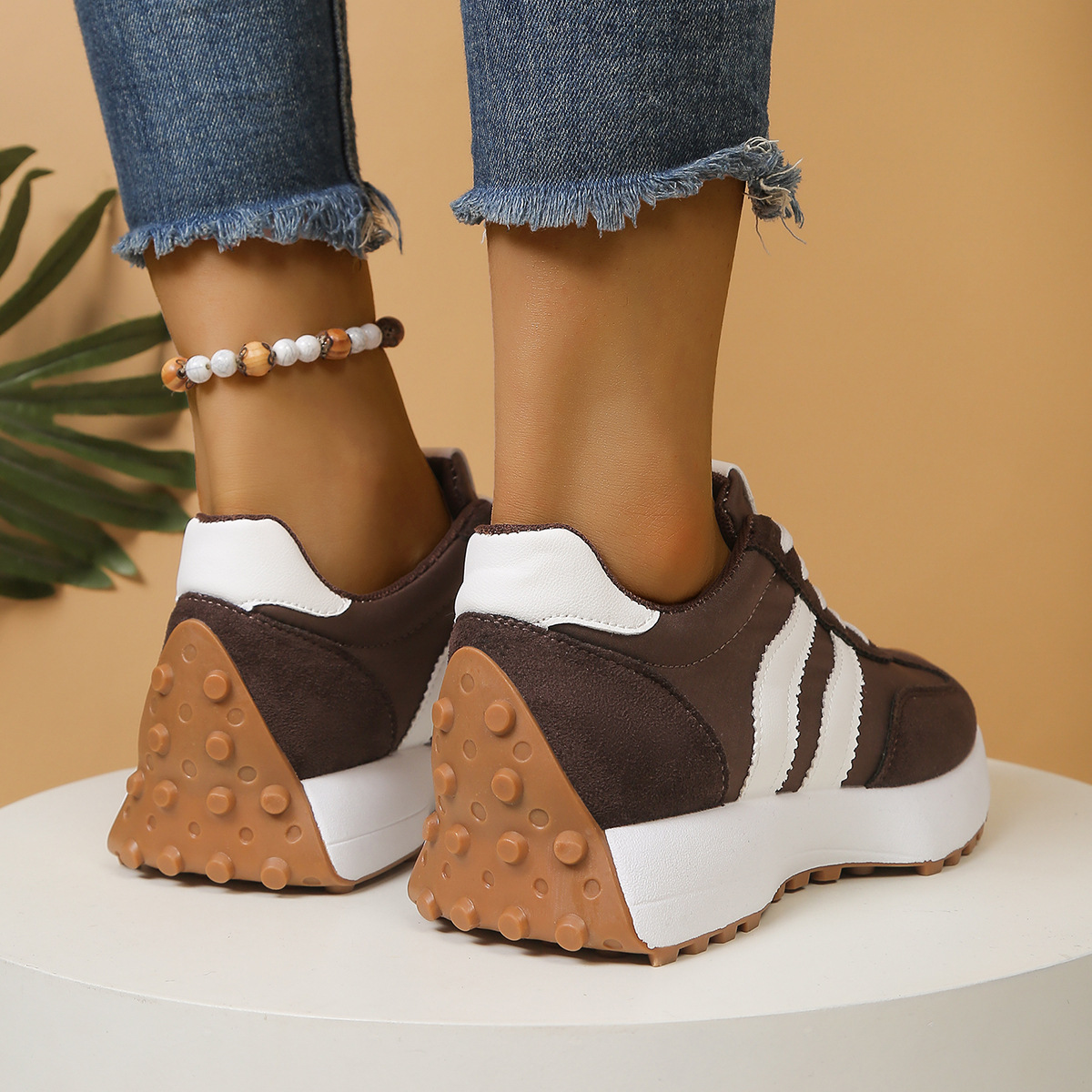 CLEO | Retro-Sneaker mit Schnürung