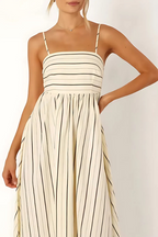 MEYRA | Sommer Gestreiftes Maxikleid