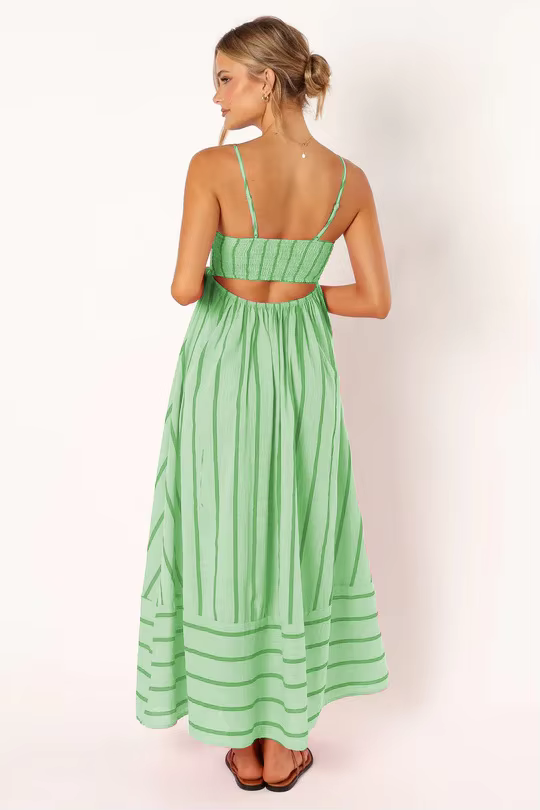 MEYRA | Sommer Gestreiftes Maxikleid