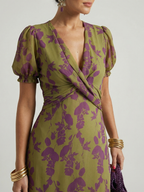 LISANNE | Blumen-Maxikleid