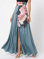 ROSALIE | Halter-Blumen-Maxikleid