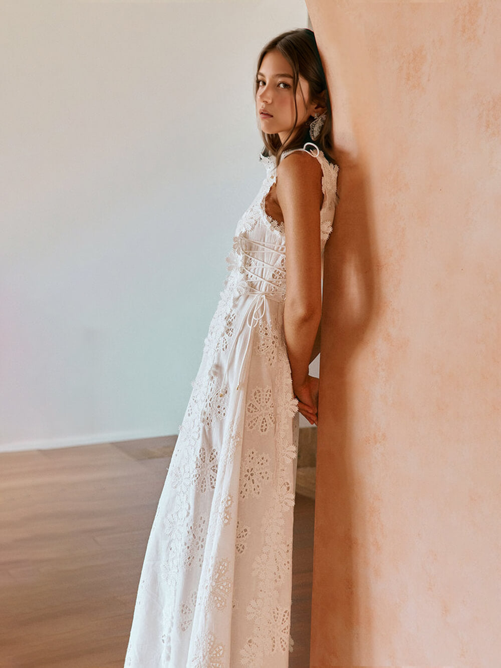SOPHIE | Elegantes Spitzen-Maxikleid
